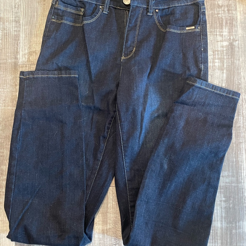 Women's Skinny Jeans - Dark Blue